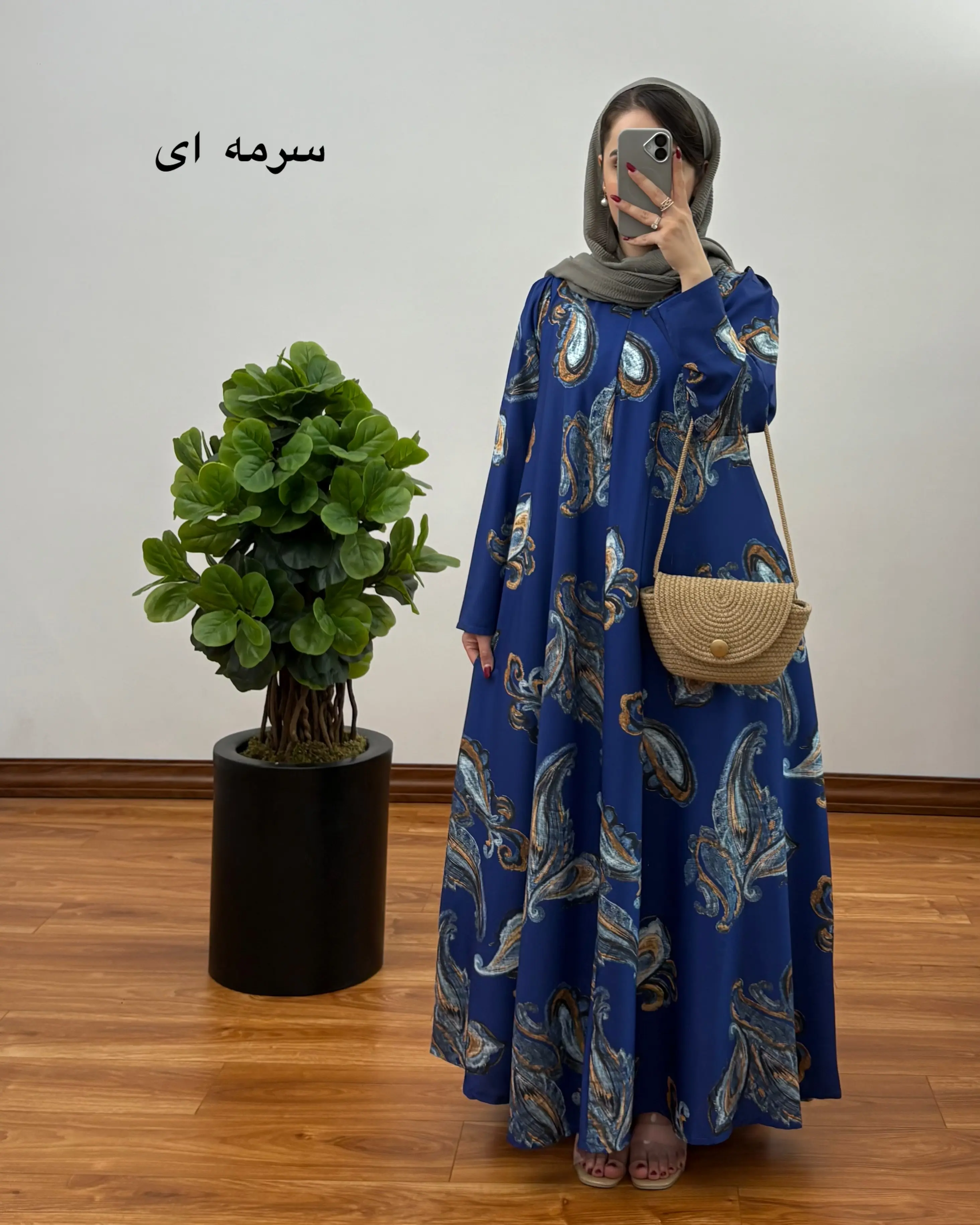 پیراهن مانتویی ایتالیایی ترمه